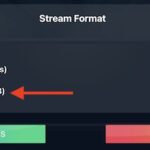 selecting hls on smarters pro