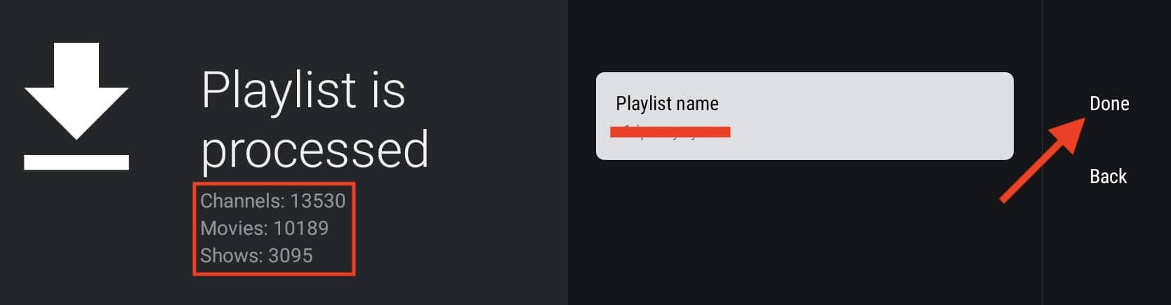 playlist meta data is fetched