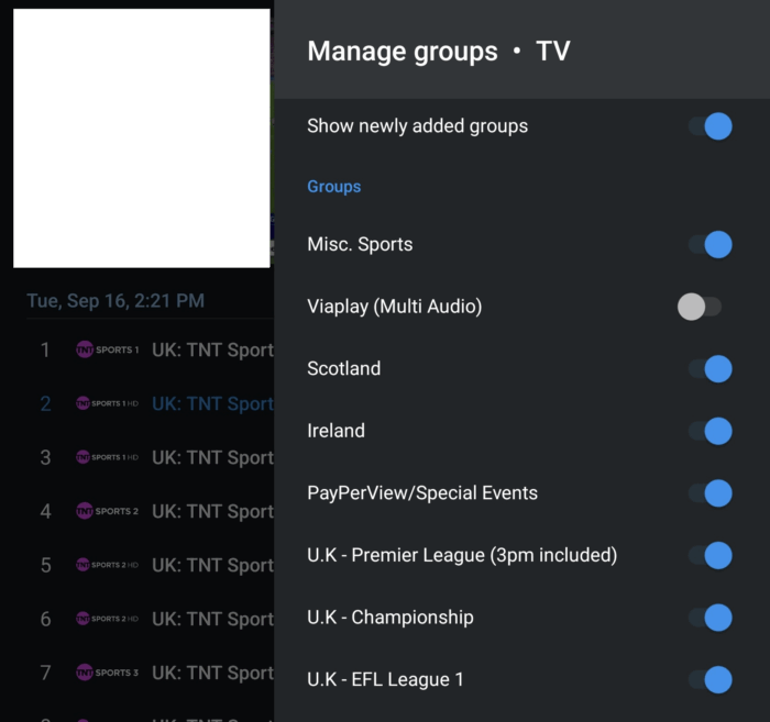 groups management page