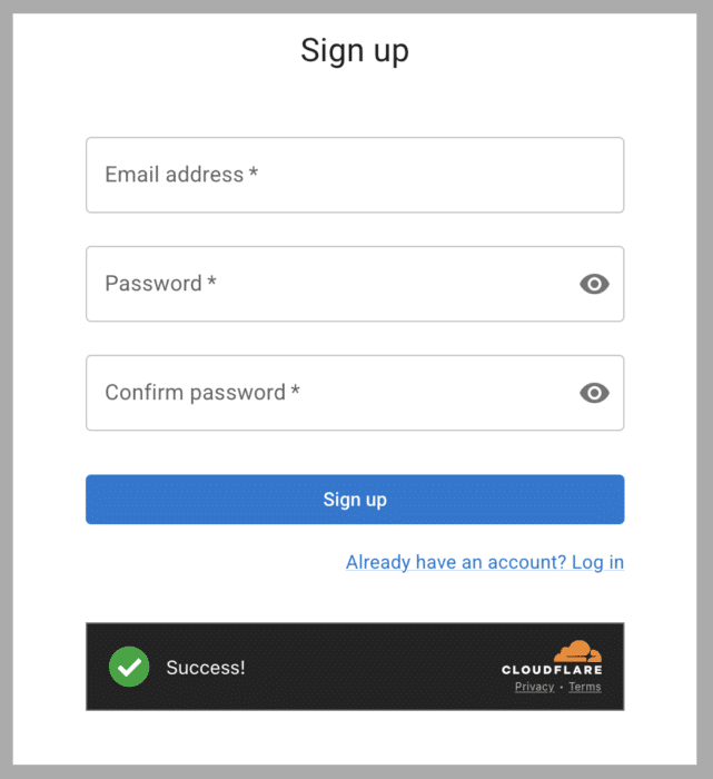sign up form on tivimate portal.