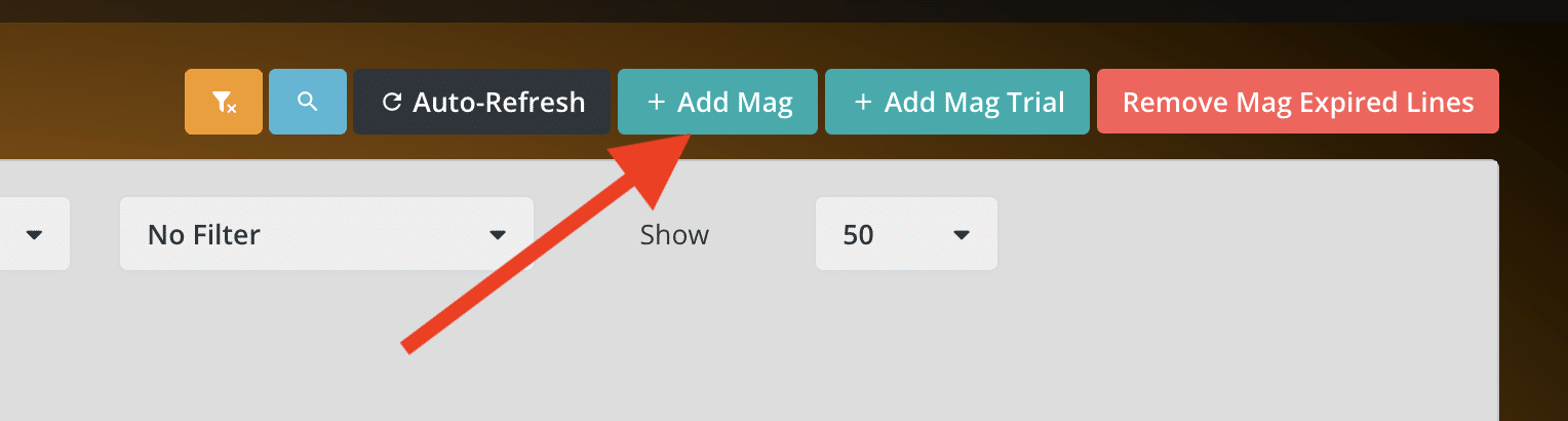 clicking add mag